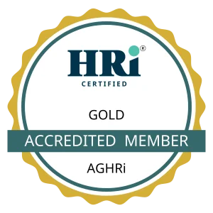Hri accreditation badge - HRi Gold Accredited Member